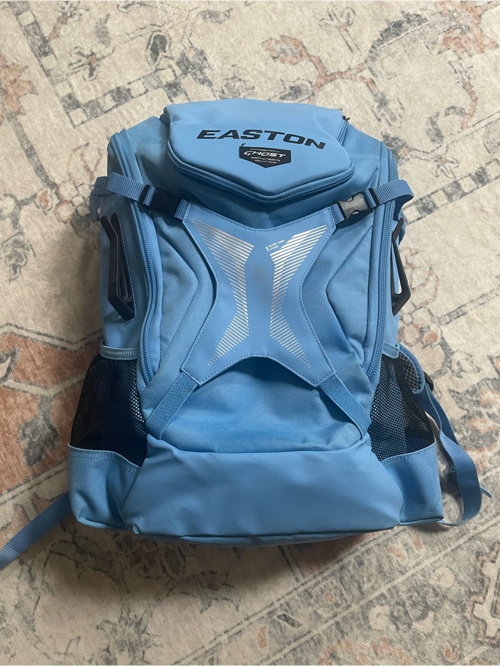 Easton Ghost Baseball Backpack in Light Blue